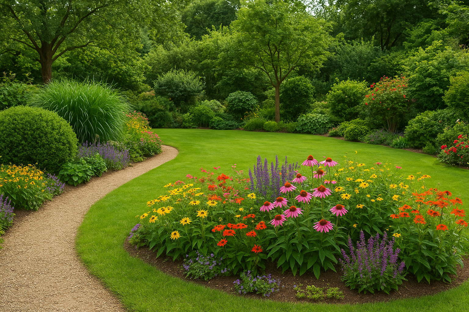 Illustration de jardin